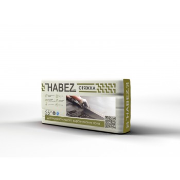 Ровнитель для пола цементный Habez-Gips Стяжка, 25 кг, Россия