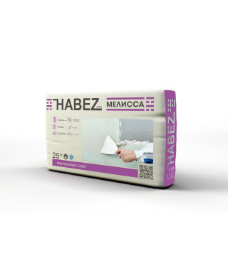 Клей монтажный для гипсокартона и ПГП Habez-Gips МЕЛИССА, 25 кг, Россия