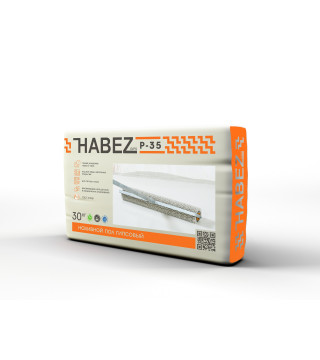 Наливной пол гипсовый Habez-Gips ПОЛ-РЗ5, 30 кг, Россия