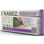Клей плиточный влагостойкий Habez-Gips "Премиум", 25 кг, Россия