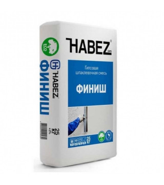 Шпатлевка гипсовая Habez-Gips "ФИНИШ", 25 кг, Россия