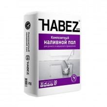 Наливной пол гипсо-цементный Habez-Gips "КОМПОЗИТНЫЙ", 30 кг, Россия