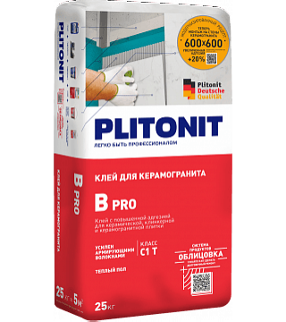 PLITONIT В PRO Клей с повышенной адгезией