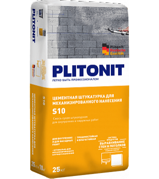 PLITONIT S10 Цементная штукатурка