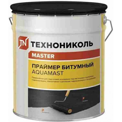 Праймер битумный ТЕХНОНИКОЛЬ AquaMast, 18 л