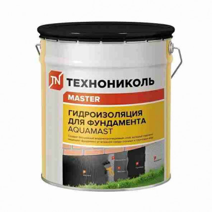 Мастика битумная ТЕХНОНИКОЛЬ AquaMast, 18 кг