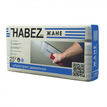 Штукатурка цементная Habez Жане М20 для внутренних и наружных работ 25 кг