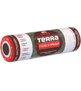Утеплитель Ursa Terra стены и крыши 100х1220х6000